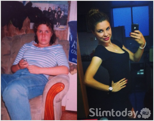 фото до и после похудела