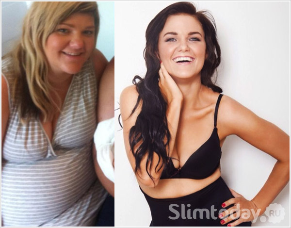 Похудение после родов. Фото до и после