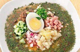 Окрошка мясная