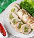 Рулеты из куриного филе