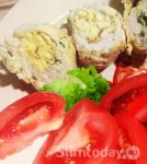 Куриный рулет в пароварке