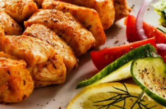 Шашлык из куриного филе