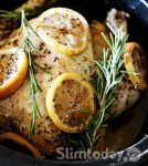 Курица запеченная в духовке с лимоном